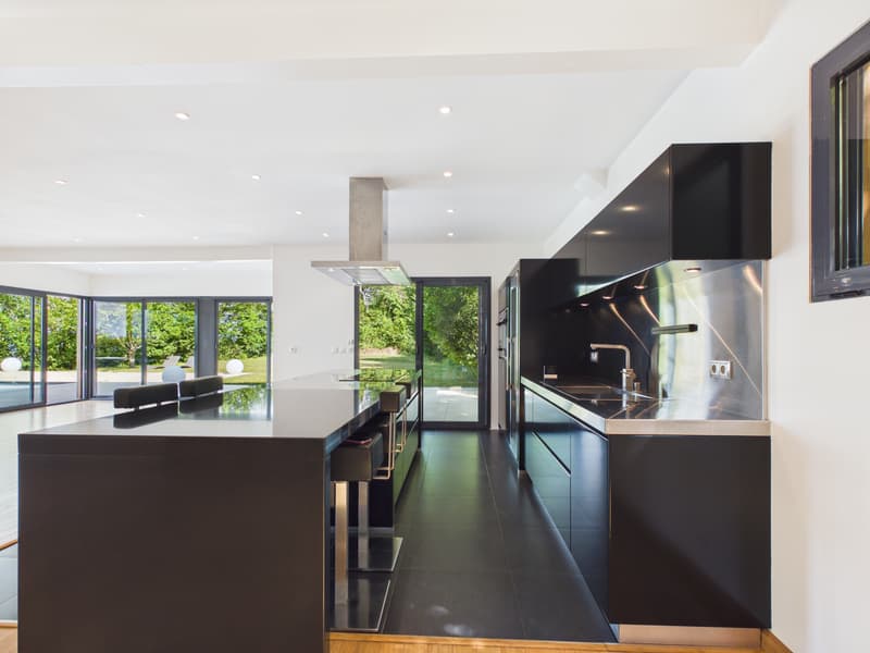 LUCINGES - Maison d'architecte contemporaine de 7 pièces avec piscine. (13)