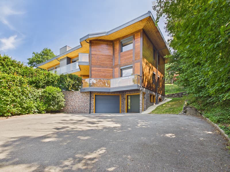 LUCINGES - Maison d'architecte contemporaine de 7 pièces avec piscine. (9)