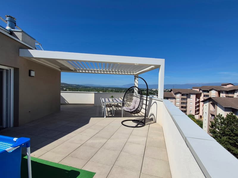 Attique T4 d'exception Vue panoramique montagnes 92 m² terrasse de 80 m² (5)
