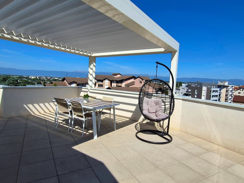 Attique T4 d'exception Vue panoramique montagnes 92 m² terrasse de 80 m² (4)