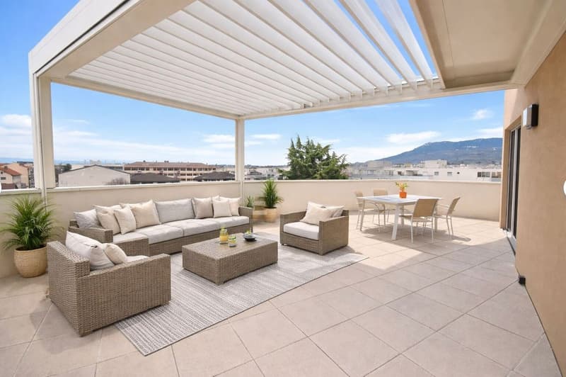 Attique T4 d'exception Vue panoramique montagnes 92 m² terrasse de 80 m² (3)