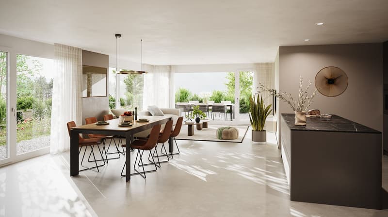 Moderne 3½-Zimmer-Wohnung mit sonniger Terrasse (NEUBAU) (5)