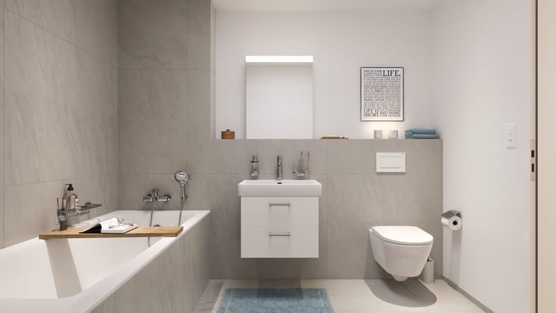 4.5-Zi.-Neubauwohnung mit Weitblick & 15 m² Balkon, Orpund (9)