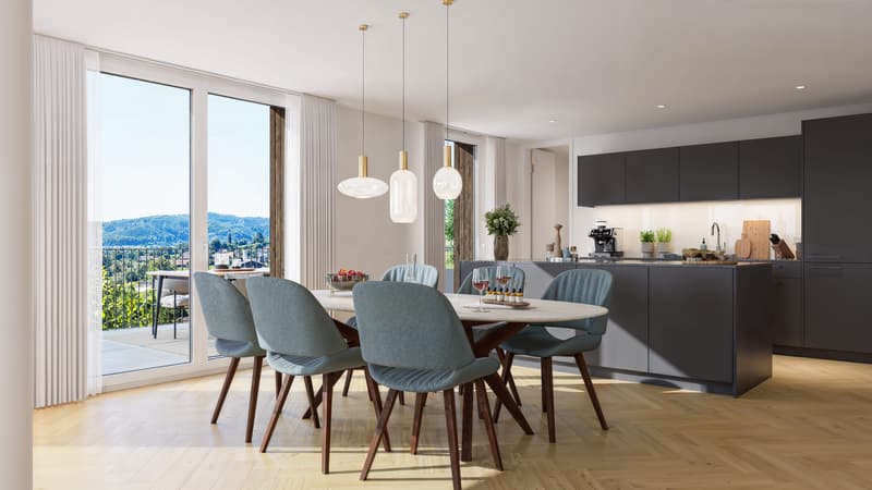 4.5-Zi.-Neubauwohnung mit Weitblick & 15 m² Balkon, Orpund (3)