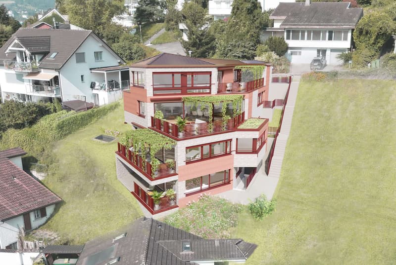 Aussenvisualisieurng Südostfassade