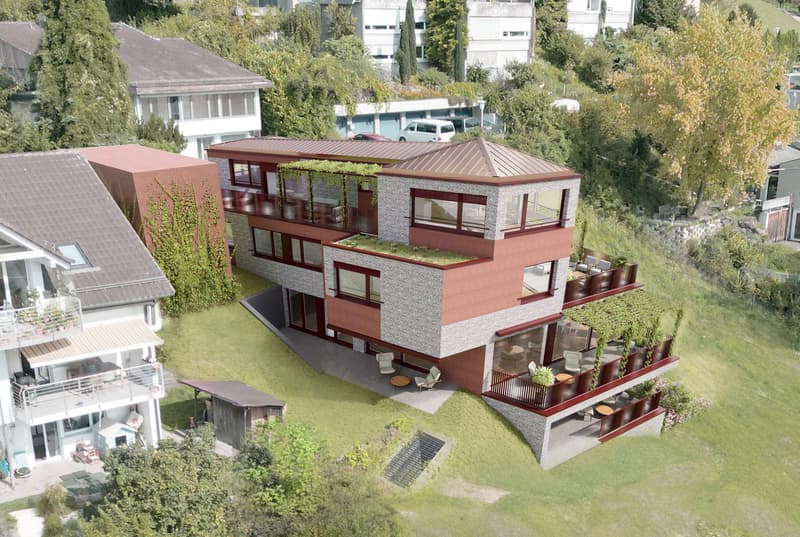 Aussenvisualisierung Südfassade
