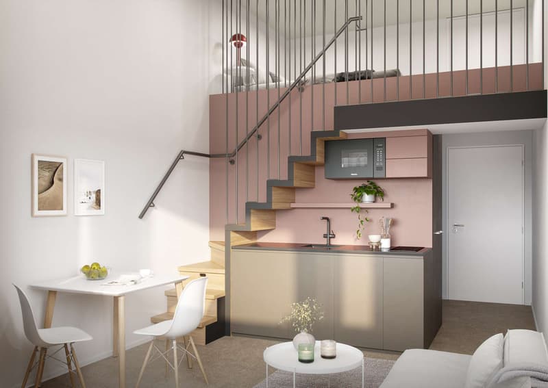 1 Zimmer Mezzanine im 22. OG (4)