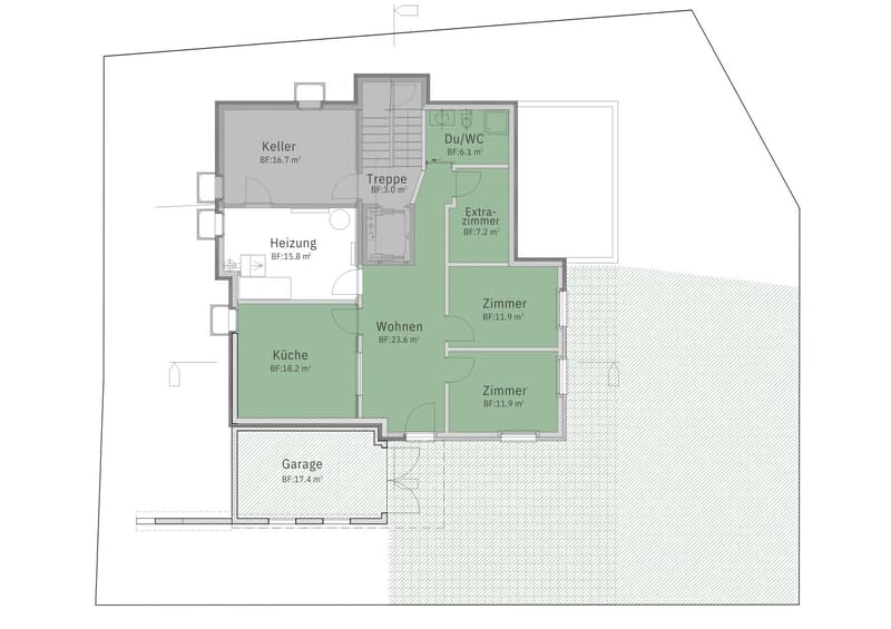 Moderne 3.5-Zimmer-Wohnung mit unverbaubarer Aussicht und sonnigem Sitzplatz (18)