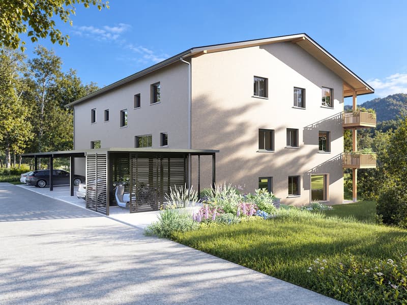 Neubau «Zinzera» in Trun: 6 Eigentumswohnungen mit 2.5 bis 4.5 Zimmern, Bezug 2028 (4)