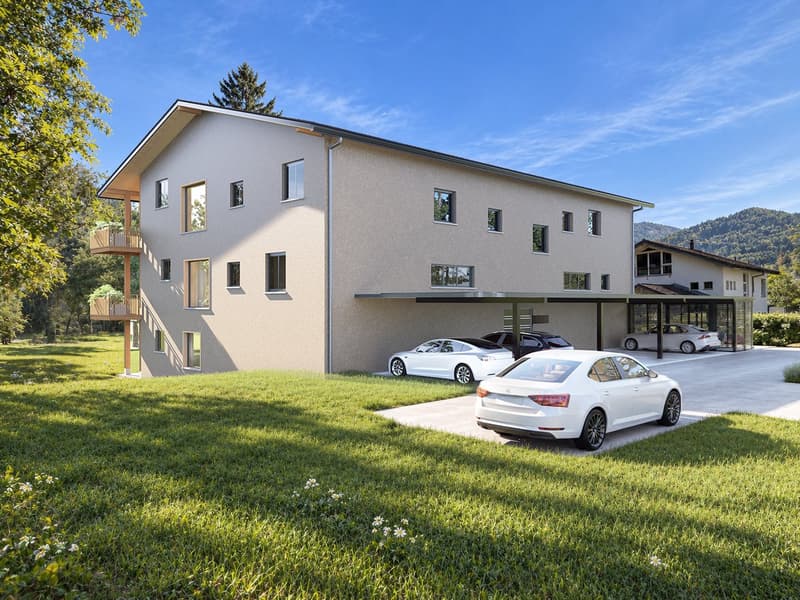 Neubau «Zinzera» in Trun: 6 Eigentumswohnungen mit 2.5 bis 4.5 Zimmern, Bezug 2028 (3)