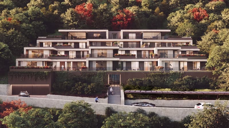 Attico Duplex 5.5 Locali con Infinity Pool – Residenza Foresta, Lugano (14)