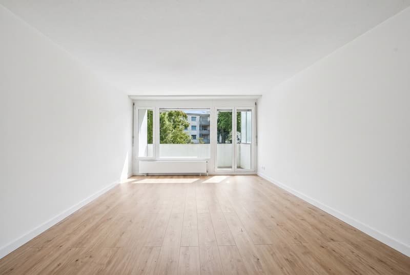 Wohnzimmer renoviert