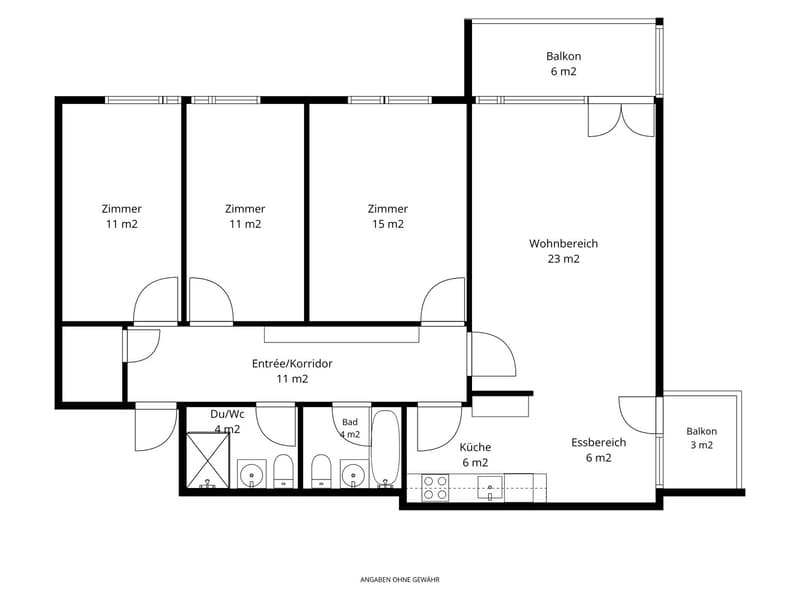 Grosszügige 4.5-Zimmer-Wohnung mit zwei Balkonen (32)