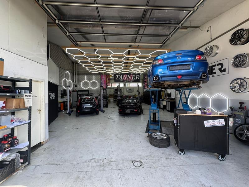 GROSSZÜGIGE GEWERBEFLÄCHE GEEIGNET FÜR AUTOWERKSTATT (5)