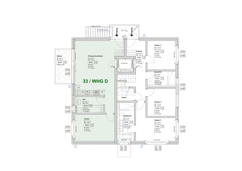 NEUBAU AN TOP LAGE (WHG-D) MIT EIGNE WASCHKÜCHE UND KELLER (14,5 m2) (8)