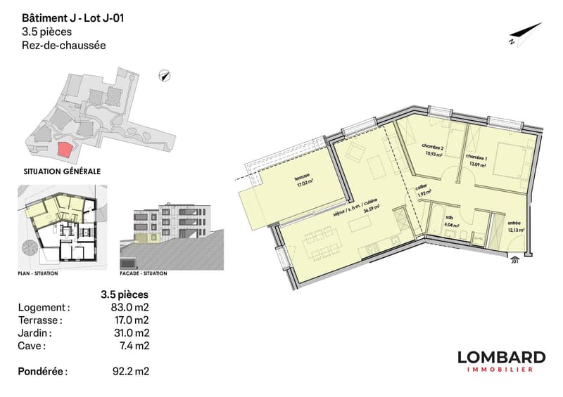 ***RÉSERVÉ*** Appartement de 3.5 pièces en rez-de-jardin (6)