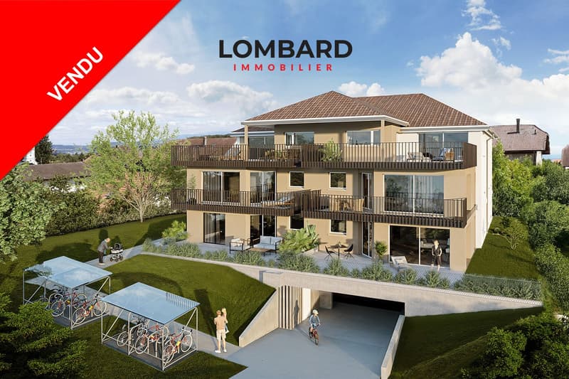***VENDU*** Appartement neuf de 2.5 pièces au rez-de-chaussée (1)