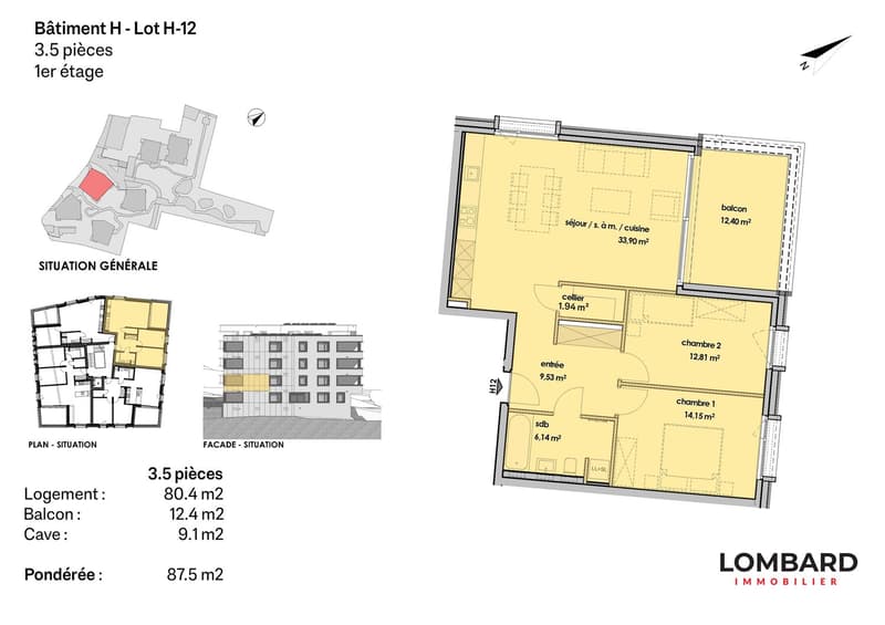 Appartement de 3.5 pièces au 1er étage (6)