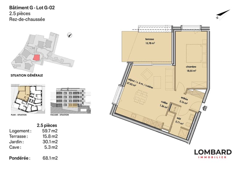 Appartement de 2.5 pièces en rez-de-jardin (6)