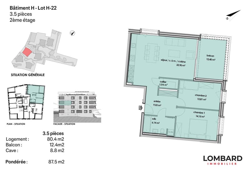 Appartement de 3.5 pièces au 2ème étage (6)