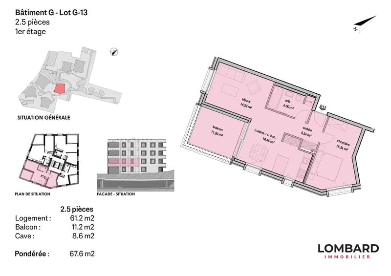Appartement de 3.5 pièces au 1er étage (6)