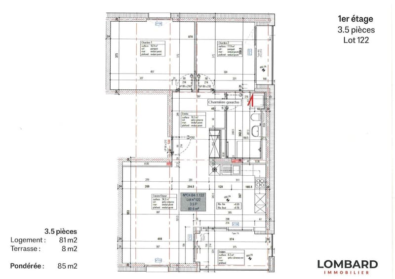 Spacieux appartement de 3.5 pièces au 1er étage (8)