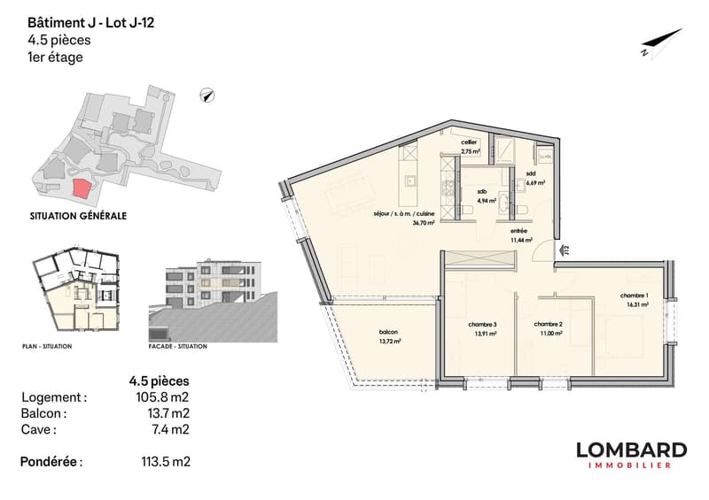 Appartement de 4.5 pièces au 1er étage (6)