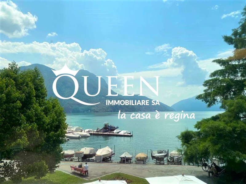Lugano: bilocale arredato con vista lago (2)