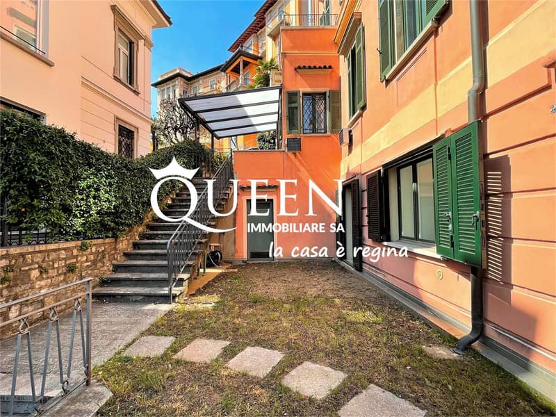 Lugano centro: appartamento 5 locali, 190 mq, giardino privato, portic (9)