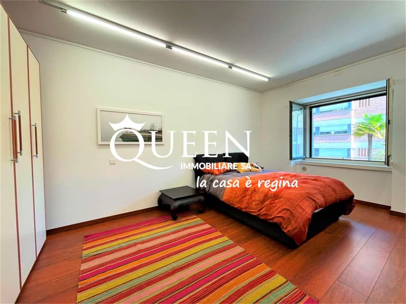 Lugano centro: appartamento 5 locali, 190 mq, giardino privato, portic (10)