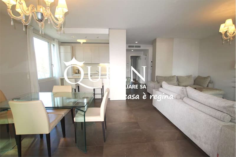 Lugano-Cassarate: lussuoso 4.5 locali, 150 mq., loggia , vista lago (6)