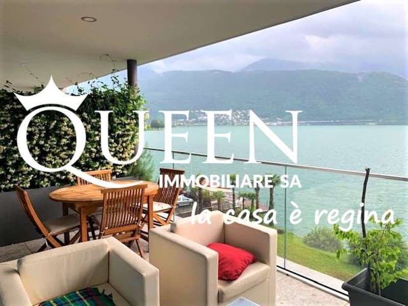 Melide: appartamento 3.5 locali, 120 mq, frontelago, terrazza coperta, (2)