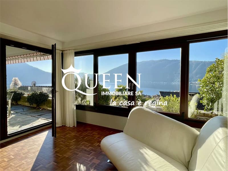 Bissone: appartamento 4.5 locali, 150 mq, vista lago, giardino, portic (3)