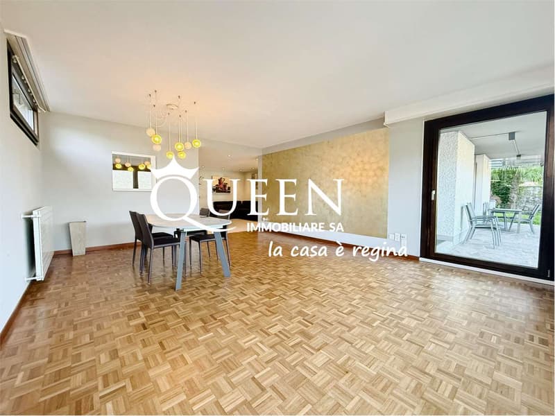 Bissone: appartamento 4.5 locali, 150 mq, vista lago, giardino, portic (6)