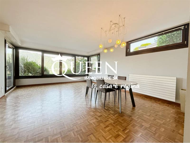 Bissone: appartamento 4.5 locali, 150 mq, vista lago, giardino, portic (4)