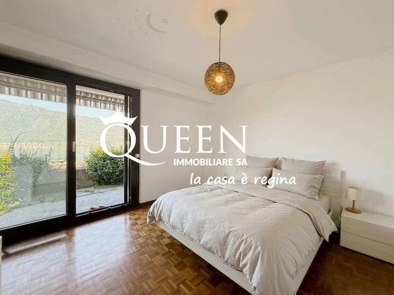 Bissone: appartamento 4.5 locali, 150 mq, vista lago, giardino, portic (11)