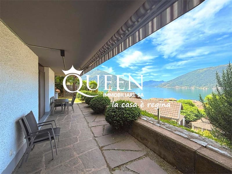 Bissone: appartamento 4.5 locali, 150 mq, vista lago, giardino, portic (7)