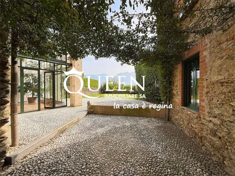 Muzzano: splendida villa di charme 6.5 locali con vista lago e ampio g (6)