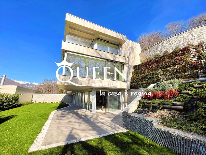 Montagnola Arasio: villa 10 locali, 760 mq, piscina interna, terrazze, (13)