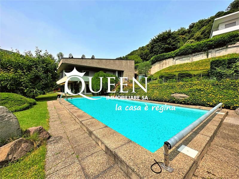 Morbio Superiore: villa bifamiliare 14.5 locali 485 mq, piscina e vist (7)