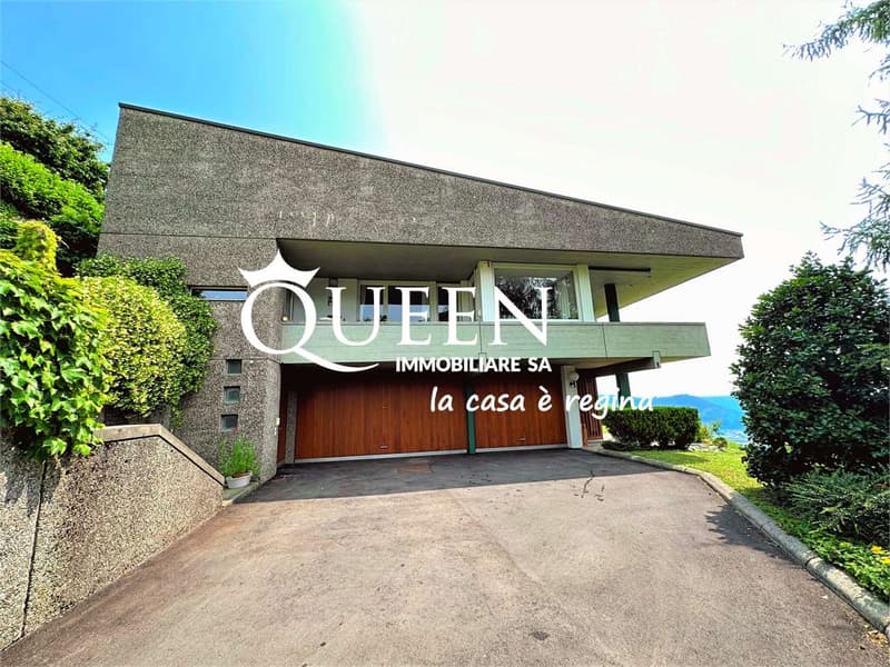 Morbio Superiore: villa bifamiliare 14.5 locali 485 mq, piscina e vist (13)