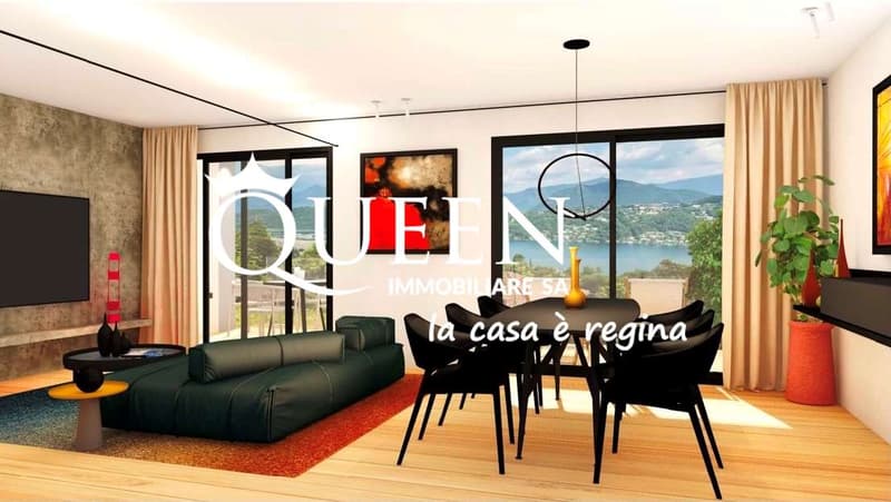 Vernate: nuova realizzazione, appartamento 3.5 locali, 130 mq, portico (2)