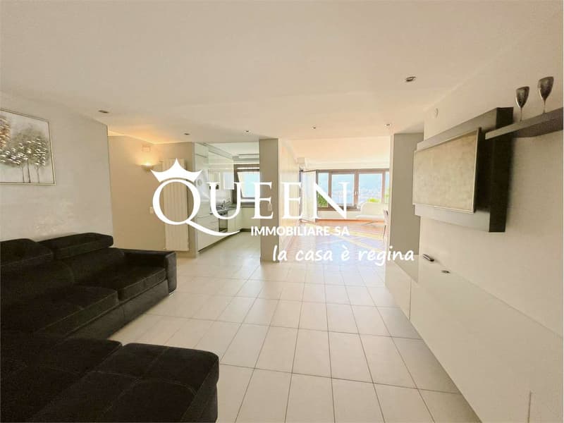 Bissone: appartamento 4.5 locali, 150 mq, vista lago, giardino, portic (7)