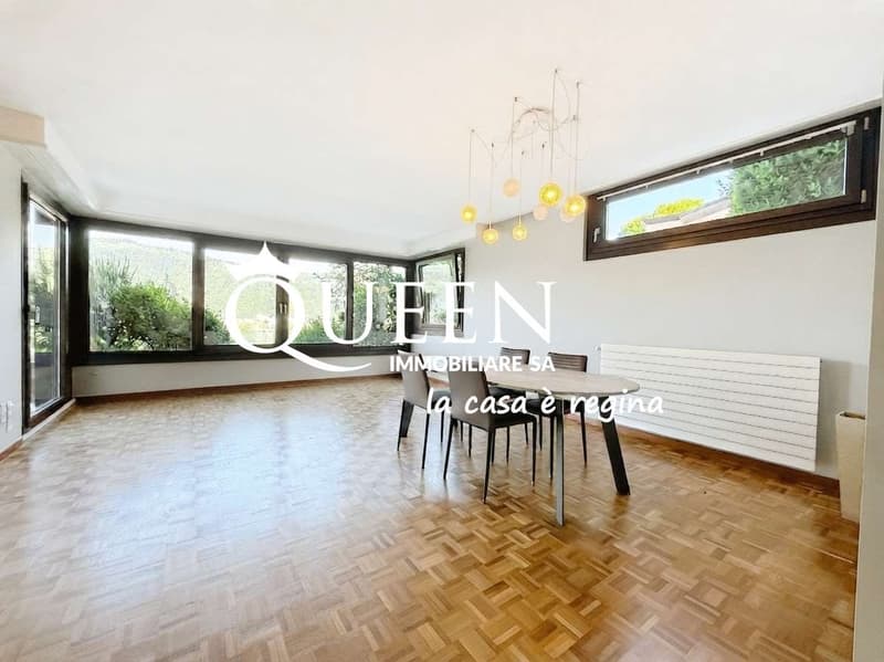 Bissone: appartamento 4.5 locali, 150 mq, vista lago, giardino, portic (2)