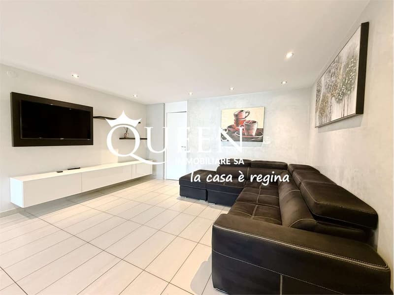 Bissone: appartamento 4.5 locali, 150 mq, vista lago, giardino, portic (8)