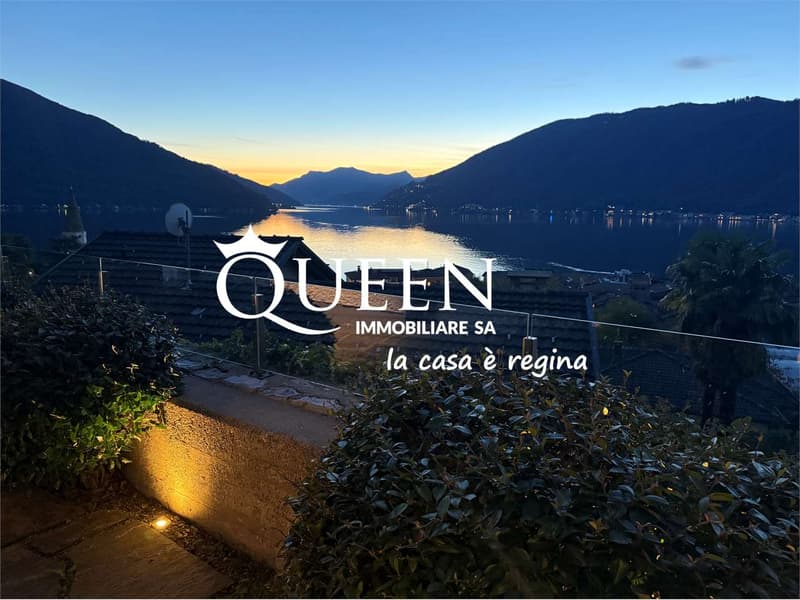 Bissone: appartamento 4.5 locali, 150 mq, vista lago, giardino, portic (12)