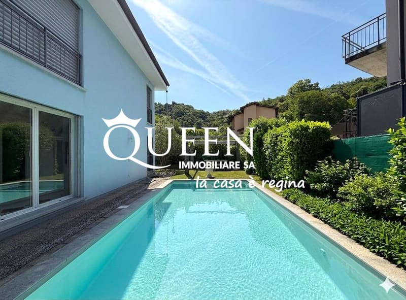 Seseglio: villetta unifamiliare 5.5 locali con piscina e giardino (3)