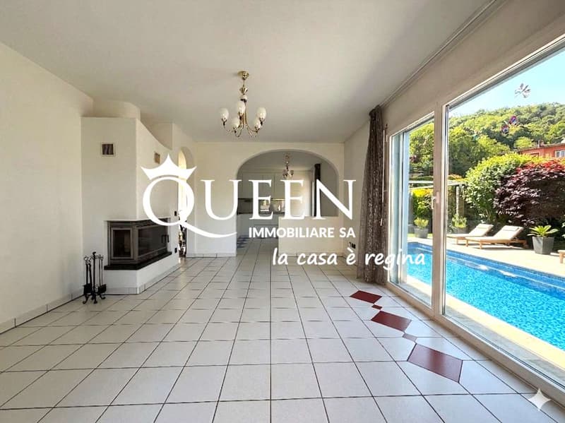 Seseglio: villetta unifamiliare 5.5 locali con piscina e giardino (2)