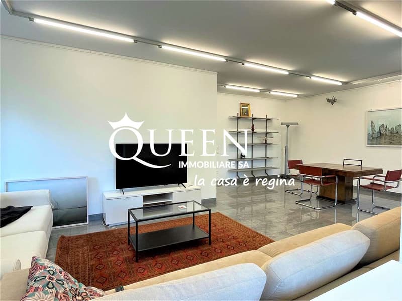 Lugano centro: appartamento 5 locali, 190 mq, giardino privato, portic (7)