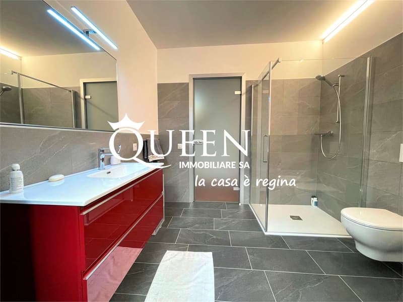 Lugano centro: appartamento 5 locali, 190 mq, giardino privato, portic (13)